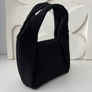 Knit Black Women's Handbag
